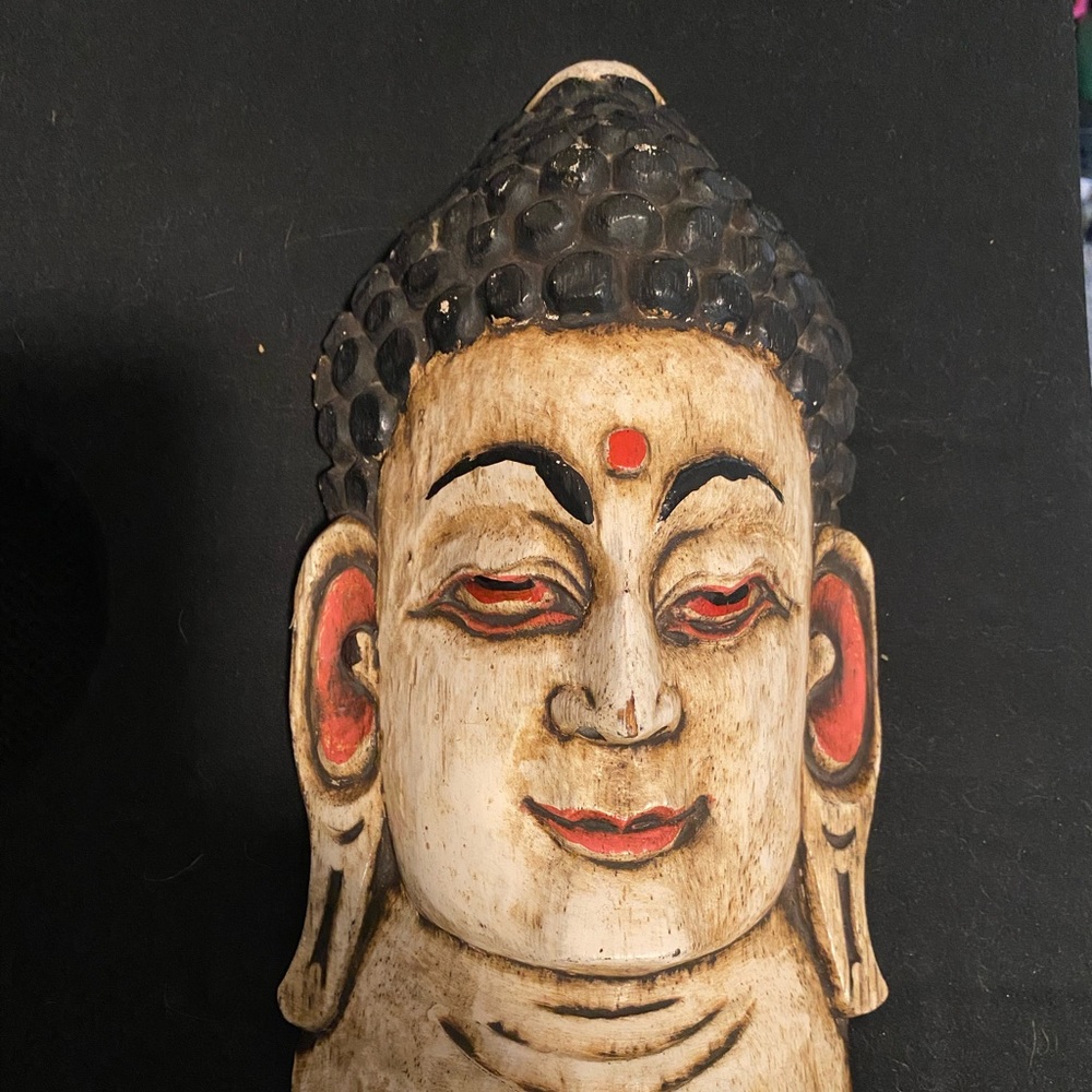 Wooden Buddha Mask